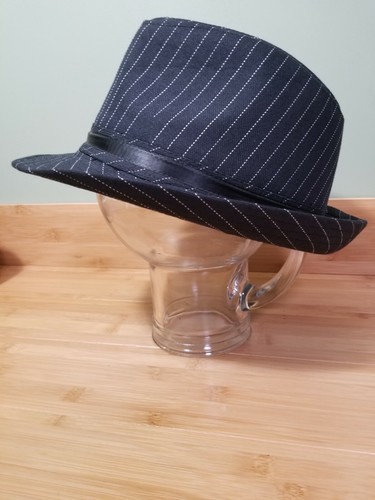 Pinstriped Forplay Gangster Mobster Hat 