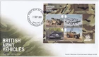 British Army Vehicles minisheet FDC Forces Philatelic Bureau BFPS 2021 (134796)