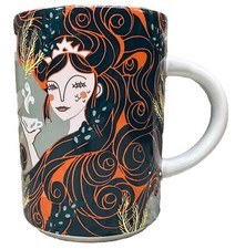 Starbucks Mermaid Mug Our Muse the Siren Under Cup 12 oz 2018 B34