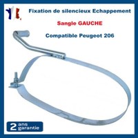 Auspuffband Kompatibel Mit Peugeot 206 Cc Sw 206 Linke Halterung