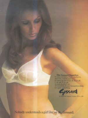 B11 VOGUE/HARPERS/NOVA WERBUNG 12X9 THE GOSSARD SUPERBRA