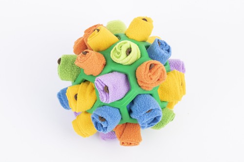 Pet Snuffle Toy Sniffing Treat Puzzle Feeder Toy Dog Foraging Nose Training Ball - Picture 27 of 38