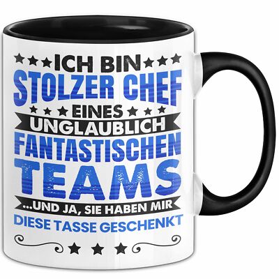 Tazza Da Caffè Divertente Con Scritta 'Stolzer Chef' - Per