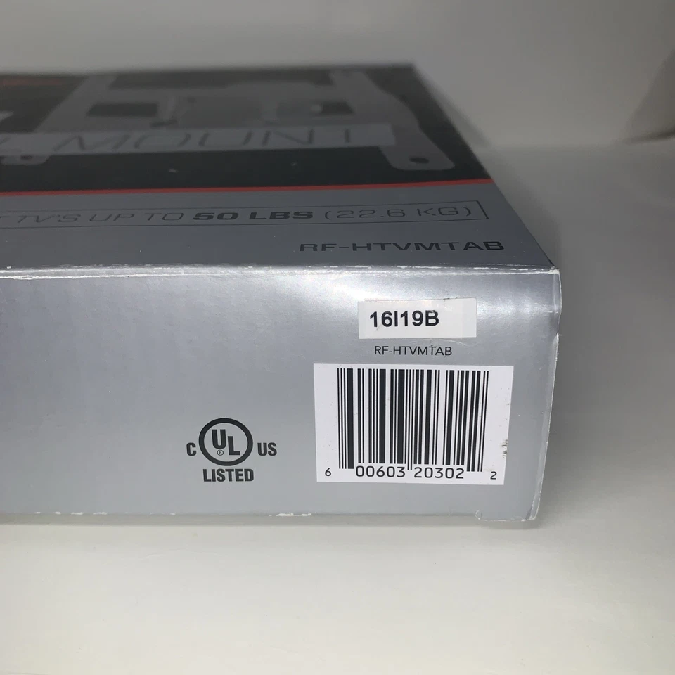 Rocketfish Tilting TV Wall Mount for Most 19" to 39" TVs up to 50 LBS RF-HTVMTAB - Image 4 of 4