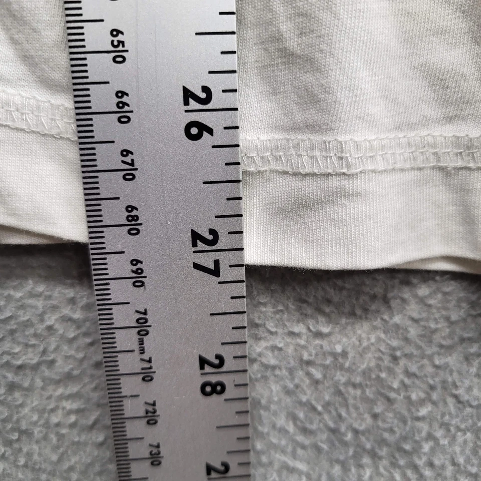 Johnnie O Boys Shirt Medium White Long Sleeve Hoody Pullover - Image 4 of 4