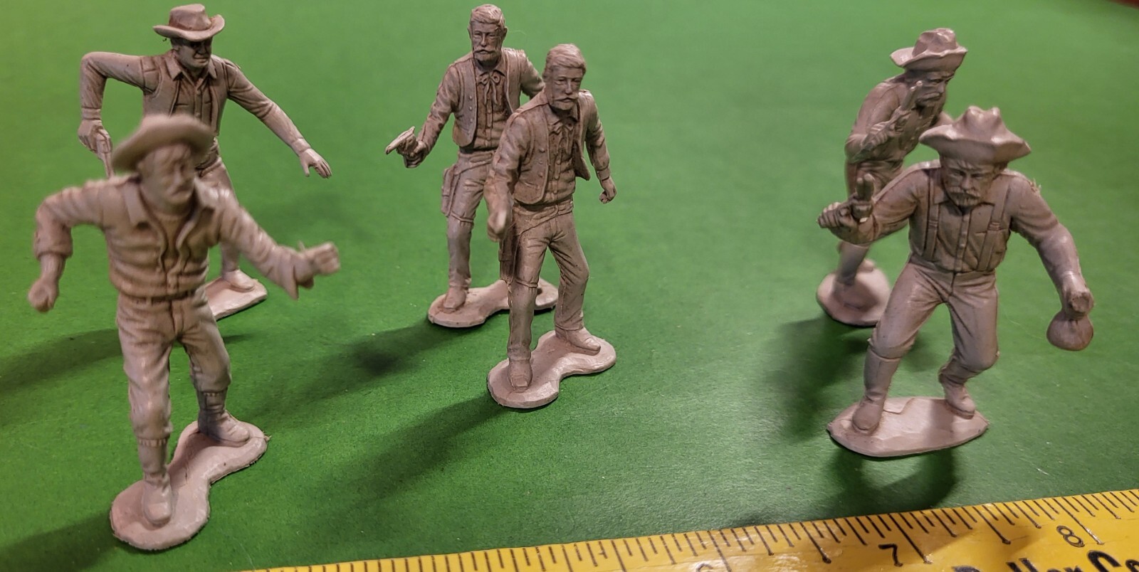 NICE LOT OF VINTAGE MARX GRAY MINERS FROM GUNSMOKE PLAYSET eBay