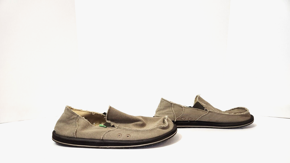 Sanuk Sidewalk Surfers Sanuk Vagabond Brown Sanuk VAGABOND Slip On - Main Image