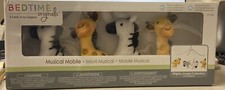 Bedtime Originals Mighty Jungle Animals Giraffe/Zebra Musical Baby Crib Mobile