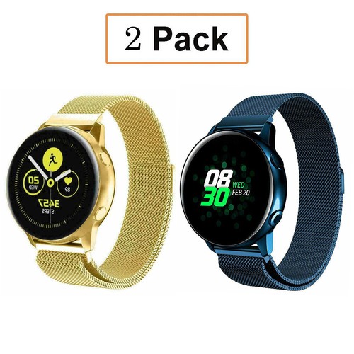 2Pack For Samsung Galaxy Watch 3 4 5 6 47mm Active 2 S3 magnetic Loop Strap Band - Picture 10 of 23