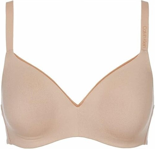 Calvin Klein 2 Pack Microfiber Wirefree Bra Black/Honey Nymphs/Grey All Sizes - Picture 3 of 19