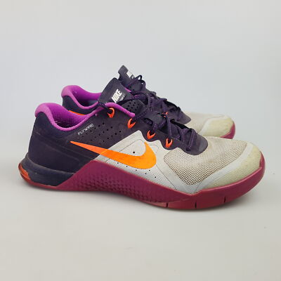 Women's NIKE 'Metcon 2' Sz 8 US Runners Shoes Grey Purple | 3+ Extra 10% Off