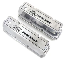 OEM NEW Ford Racing 1969-1970 BOSS 302/351C/351M/400 V8 Polished Valve Cover Kit