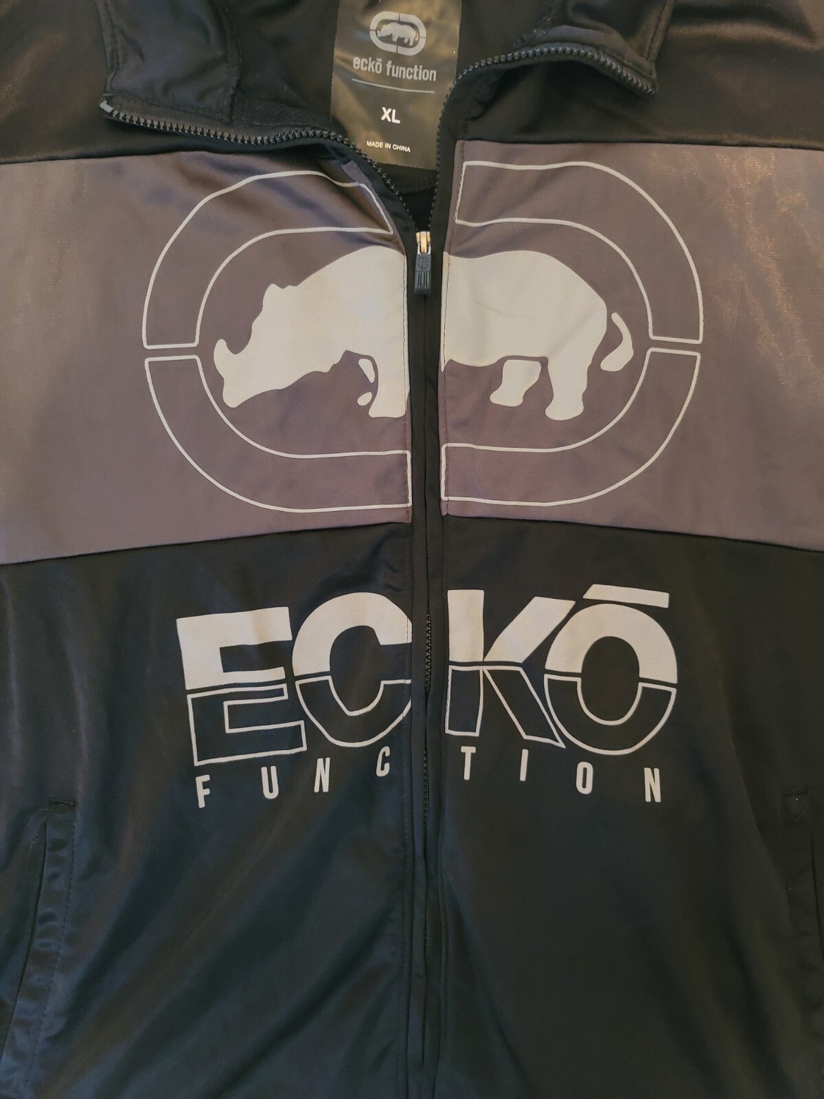 ECKO FUNCTION PERFORMANCE BLACK WARM UP JACKET SI… - image 3