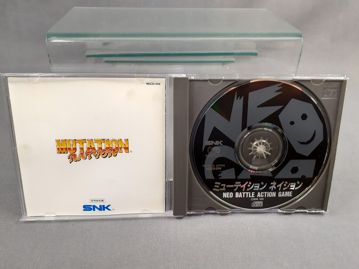 SNK NEO GEO CD NGCD MUTATION NATION Japanese version boxed