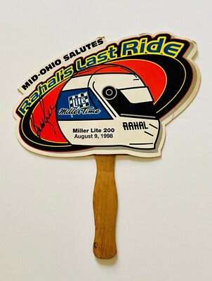 1998 Mid-Ohio Salutes Bobby Rahal's Last Ride SIGNED Fan Hand Out