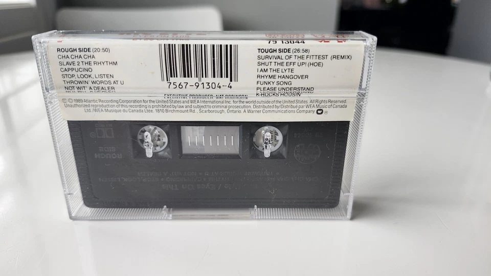 MC LYTE - Eyes On This (1989 Hip Hop Cassette Tape, Canadian Edition) OG Rare - Image 4 of 4