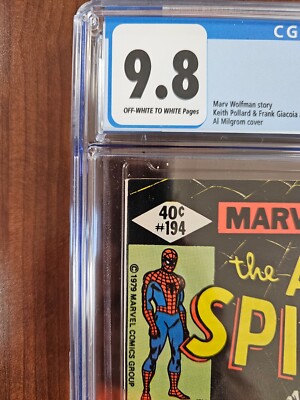 Amazing Spider-Man #194 - CGC 9.8, 1st Black Cat (Felicia Hardy