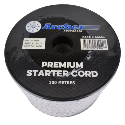 ARCHER Starter Pull Cord Recoil Rope 4.5mm x 100M Premium