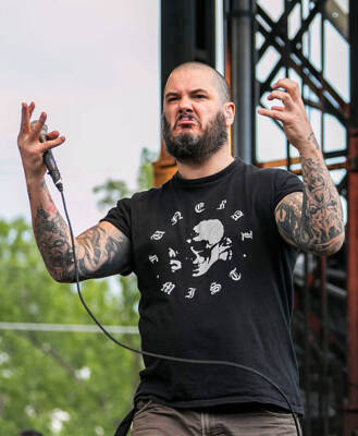 Phil Anselmo of Down at Rock On The Range at Columbus Crew Stadi- 2014 Photo 3