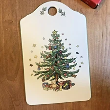 Cheese/Snack Board  NIKKO Christmastime Decorative Ceramic 9"x 5.75"