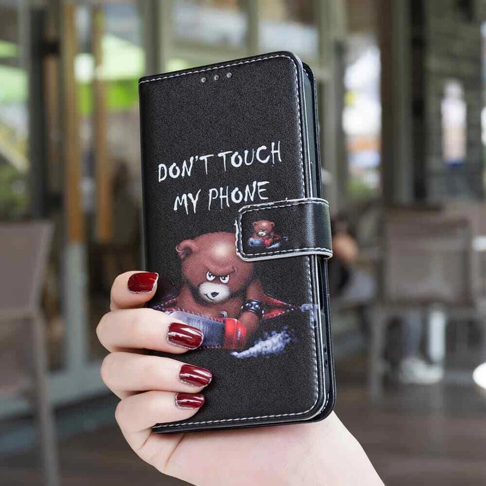 For iPhone 16 Pro 15 14 13 12 11 SE 7 8 Magnetic Wallet Case Leather Stand Cover - Image 4 of 4