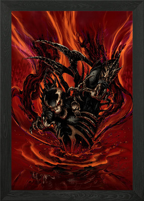 Spawn in Hell Gerahmtes Wandbild Poster Leinwanddruck Bild