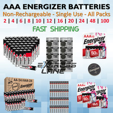 AAA Batteries Non-Rechargeable Alkaline 4/8/10/16/24/48/100 packs lot Long Life