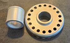 Distanziali ruota anteriore stile HONDA CR250 CR 250 HRC ARGENTO 2002 2003 2004 2005 2006