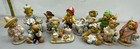 Lot of 11 Cherished Teddies : Alicia, Brett Peter Pan, Fire Fighter, Fernando, +
