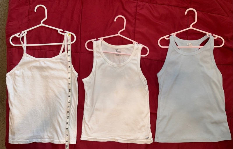 3 Camisoles, 3 Tanks, 1 Racerback -kids