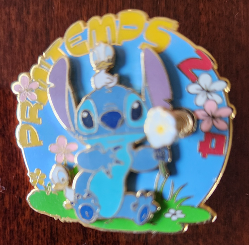 Stitch Spring Time Pin Lilo & Stitch Disney Pin DLRP Printemps/ Spring Ducks Ducklings LE 574 ...