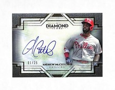 2021 Topps Diamond Icons Andrew McCutchen 1/25 Auto Autograph Card Phillies