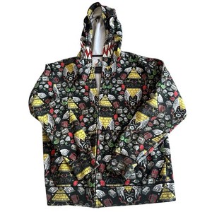 Sweat à Capuche Volcom X Ryan Sheckler - Taille L - Fermeture éclair Longue - Multicolore - Occasion Très Bon état