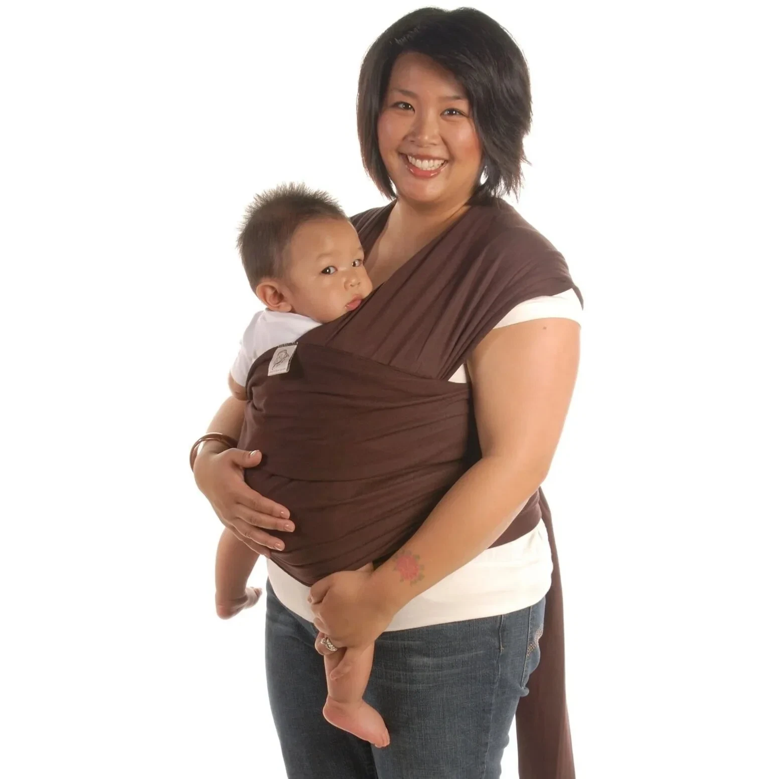 Baby Wrap Carrier for Newborns – Soft Stretchy Baby Sling for Infant Bonding & B