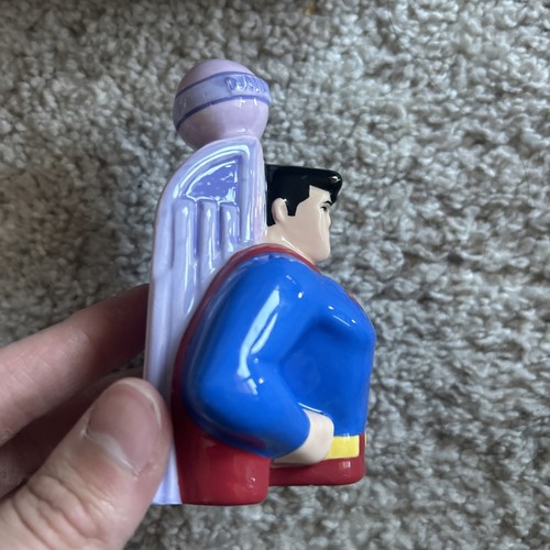 WARNER BROS SUPERMAN & BATMAN SALT & PEPPER Statue Figurine TOY 1999 - Picture 14 of 24