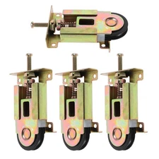 4pcs Metal Sliding Door Rollers For Closet Cabinet Door Pulley Wheels