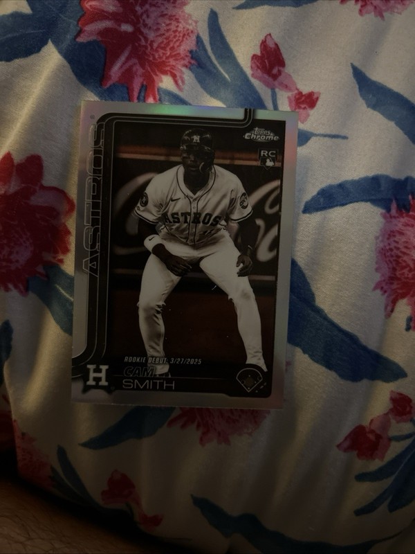 2025 Topps Chrome Update Series - Rookie Debut Cam Smith #USC19 Sepia Refractor