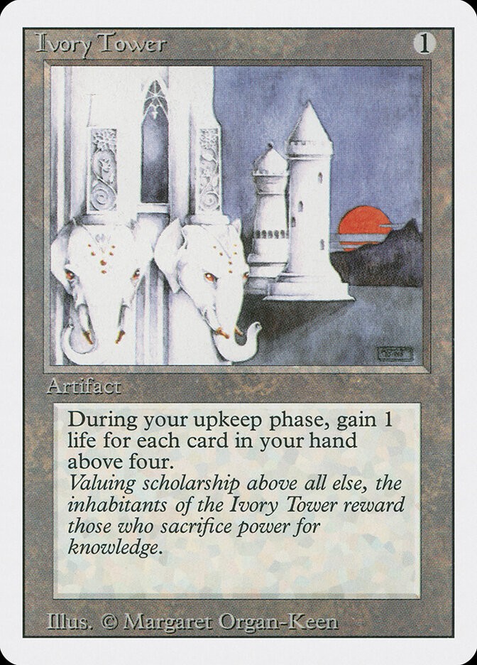 Ivory Tower - Revised Edition - MTG (MP)
