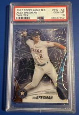 /50 PSA 10 pop 2 rookie 2017 Topps TwiliTek Alex Bergman RC TW-AB