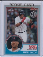 RAFAEL DEVERS ROOKIE CARD 2018 Topps Chrome 1983 Baseball BOSTON RED SOX RC