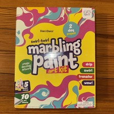 Marbling Paint Art Kit for Kids - Arts Crafts Gifts for Girls Boys Ages 6...