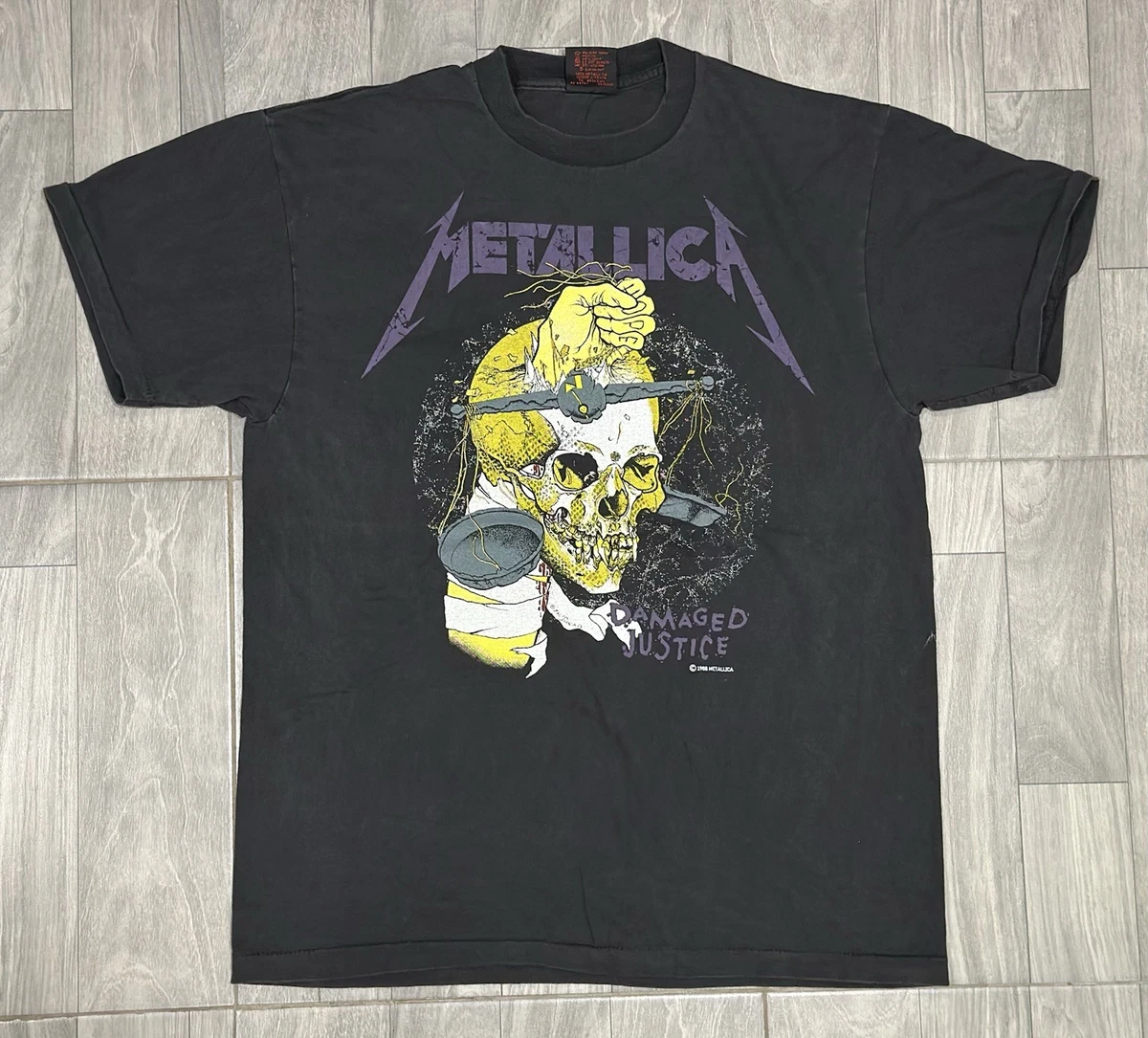 メタリカ　オフィシャルタグ　Tシャツ　1988 LLICA Lサイズ metallica 1988 shirt products for sale | eBay