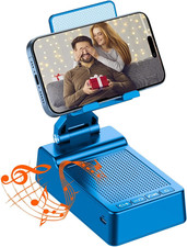Multifunctional Cell Phone Stand with Wireless Bluetooth Speaker and Anti-Slip
