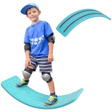 32" Balance Board Wobble Board for Kids, Preschool Montessori Toy, Blue