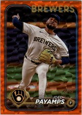 2024 Topps Update Orange Crackle Foil #US153 Joel Payamps /299 - BB