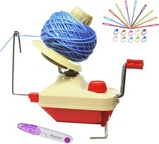 Yarn Ball Winder, Hands Operated Swift Yarn Fiber String Ball Wool Winder Machin