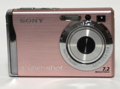 Sony Cyber-shot DSC-W80 7.2MP Digital Camera - Pink for sale