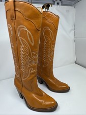 Jeffrey Campbell Dagget Western Boot 9 Cowgirl Cowboy Festival Tan