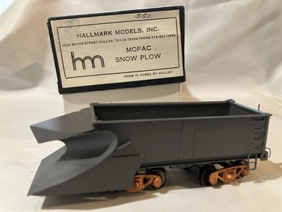 Hallmark Models HO scale Brass  MOPAC MISSOURI PACIFIC Snow Plow, In Box