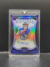 2024 Panini Certified Blake Corum  Blue Mirror Signatures Auto /75 RC - Rams 
